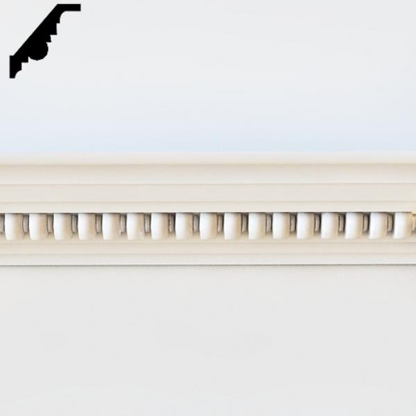 Border - Download the 3D model of the cornice that can be used in 3dsmax, Maya, Houdini, Blender, Ford Cinema4D and other 3D software. This 3D model has 3ds, fbx, obj formats and under Vray Renderer and Corona Renderer rendering engines. This 3D model can be used by people active in the fields of architecture, 3D designers, games, animators and others.
